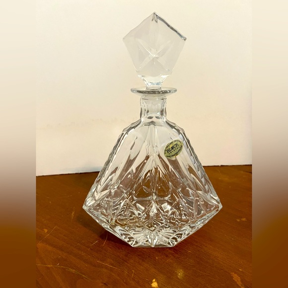 VTG Olympic by BLOCK Crystal Decanter & Stopper Lead Crystal Decanter Signed - Picture 2 of 8